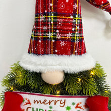 Load image into Gallery viewer, Christmas Decoration Christmas Wreath Faceless Old Man Elf Christmas Hanging Door Hanging Festival Decorations Pendant
