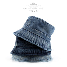 Load image into Gallery viewer, Washed Cowboy Hat Outdoor Sports and Casual Sun Protection Sun-Shade Fisherman Hat
