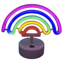 Load image into Gallery viewer, Spot Led Rainbow Neon Lights Wall-Mounted Small Night Lamp Christmas Festival
