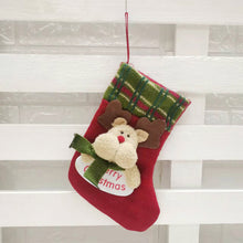 Load image into Gallery viewer, Christmas Socks Gift Bag Santa Claus Pendant Ornament Supplies Christmas Gifts Cross-Border Gifts
