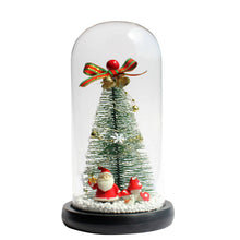 Load image into Gallery viewer, Christmas Creative Gift Cedar Show Window Decoration LED Light Glass Cover Ornaments
