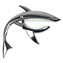 Load image into Gallery viewer, Shark Capo Guitar Zinc Alloy Capo Wooden Guitar Electric Guitar Ukulele Capo Musical Instrument Accessories
