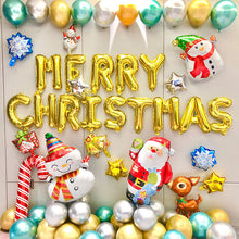 Load image into Gallery viewer, Christmas Balloon Set Latex Balloon Chain Arch KTV Christmas Decoration Balloon
