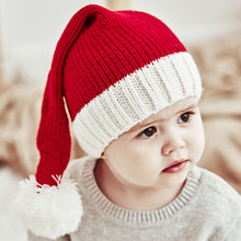 Load image into Gallery viewer, Autumn and Winter New Parent-Child Wool Christmas Hat Single Ball Acrylic Baby Mother Warm Knitted Hat
