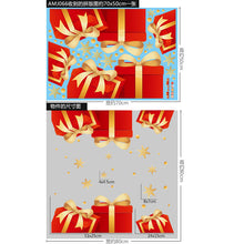 Load image into Gallery viewer, Christmas Decorative Stickers Shopping Window Decorative Santa Snowman Static Stickers
