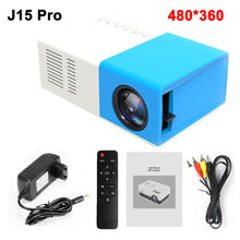 Load image into Gallery viewer, New J9pro Portable Smart Projector Supports Home Office HD Yg300 Mini Projector
