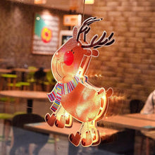 Load image into Gallery viewer, Window Hanging Lights Christmas Decoration Shop Atmosphere Scene Layout Holiday Led Sucker Decorative Lights
