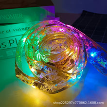 Load image into Gallery viewer, LED Ribbon Lighting Chain Christmas Tree Colored Lights with Decorative Lights Holiday Lights Scene Layout
