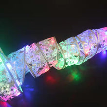 Load image into Gallery viewer, Christmas Ribbon Lighting Chain Christmas Tree Decorative Lamp Christmas LED Ribbon Decorations
