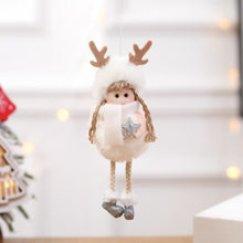 Load image into Gallery viewer, 2pcs Christmas Plush Angel Pendant Children Cute Doll Girl Gift Christmas Tree Pendant
