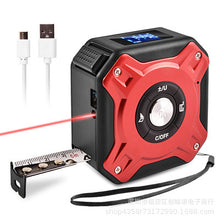 Load image into Gallery viewer, USB Rechargeable 40m Measure Digital Tape With Roll Cord Mode Laser Measure Tape High Impact Professional Measuring Tool
