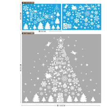Load image into Gallery viewer, Christmas Decorations Glass Electrostatic Sticker Christmas Party Decoration Snowflake Window Stickers Christmas Hanging Ball Bell Stickers
