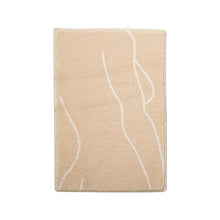 Load image into Gallery viewer, Body Art Cashmere-like Bedroom Carpet Absorbent Floor Mat Abstract Line Door Mat
