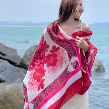 Load image into Gallery viewer, Summer Cotton and Linen Ethnic Style Travel Scarf Sunscreen Scarf Talma Women's Beach Scarf Printed Shawl New
