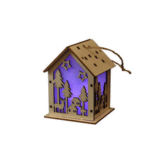 Load image into Gallery viewer, Christmas Decorations Glowing Cabin Snow House Christmas Tree Decorative Ornaments DIY Gift Window Decoration
