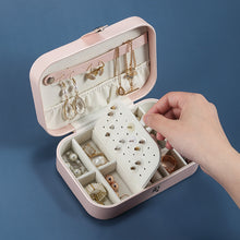 Load image into Gallery viewer, Jewelry Storage Box Travel Portable Necklace Earring Ring Lipstick Holders Case

