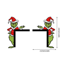 Load image into Gallery viewer, Christmas Green Miracle Fighter Corner Decoration Wooden Door Corner Decoration Home Decoration
