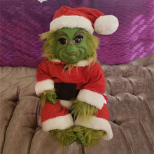 Load image into Gallery viewer, Christmas Grinch Doll Toy Latex Doll Latex Mask Headgear Props
