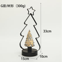 Load image into Gallery viewer, Glass Christmas Tree Christmas Ornament Table Decoration Luminous Small Night Home Layout Props Christmas Gift
