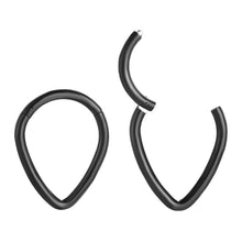 Load image into Gallery viewer, Trendy Human Body Piercing Accessories 316L Stainless Steel Drop-Shaped Nose Ring Earrings
