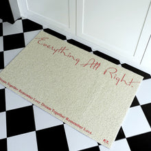 Load image into Gallery viewer, Retro Simple Style Floor Mat Wire Ring Washable Dust Removal Cut Non-Slip Floor Mat
