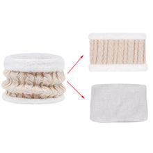 Load image into Gallery viewer, Children's Hat Scarf Gloves Three-Piece Set Autumn and Winter New Single Ball Baby Hat
