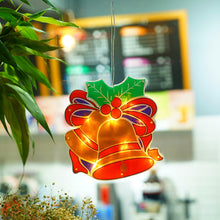 Load image into Gallery viewer, Christmas Decorative Lights Shop Window Ornament Balcony Window Sucker Led Hanging Lamp Christmas Lighting Scene Layout
