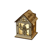 Load image into Gallery viewer, Christmas Decorations Glowing Cabin Snow House Christmas Tree Decorative Ornaments DIY Gift Window Decoration
