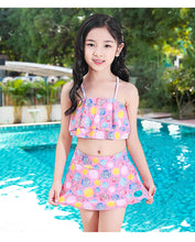 Load image into Gallery viewer, Girl's Swimsuit Student Princess Split Bikini
