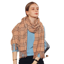 Load image into Gallery viewer, Women's Scarf Line Printed Cashmere Scarf 2023 Autumn and Winter New Scarf
