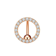 Load image into Gallery viewer, Exquisite Zircon Navel Ring Navel Stud Piercing Jewelry
