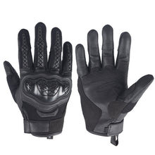 Load image into Gallery viewer, Adult Full Finger Protective Joint Anti-Fall Anti-Slip Touch Screen Motorcycle Riding Gloves
