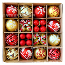Load image into Gallery viewer, Christmas Decoration 6cm Electroplating Ball Plastic Ball Shaped Painted Christmas Ball Gift Christmas Tree Pendant

