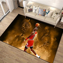 Load image into Gallery viewer, Basketball Carpet Living Room Sofa Coffee Table Cushion Bedroom Bedside Blanket Room Decorative Carpet
