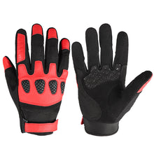 Load image into Gallery viewer, Anti-Slip Touch Screen Full Finger Gloves Racing off-Road Riding Electrombile Gloves
