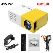 Load image into Gallery viewer, New J9pro Portable Smart Projector Supports Home Office HD Yg300 Mini Projector
