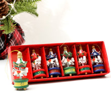 Load image into Gallery viewer, 5cm Carousel Pendant Christmas Decorations Showcase Wooden Decoration Christmas Tree Ornaments Kindergarten Gifts
