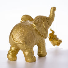Load image into Gallery viewer, Elephant Mother and Child Ornaments Desktop Living Room Room Furnishings Decorative Resin Crafts
