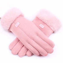 Load image into Gallery viewer, Winter Winter Fleece-Lined Thick Five Finger Warm-Keeping and Cold-Proof Cycling Korean Touch Screen Gloves
