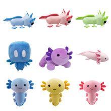 Load image into Gallery viewer, Simulation Axolotl Salamander Plush Toy Doll Long Salamander Pillow Doll
