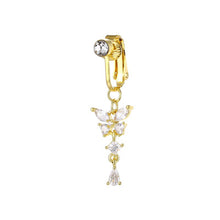 Load image into Gallery viewer, Butterfly Navel Stud Fake Belly Ring TK Fire No Piercing Sexy Navel
