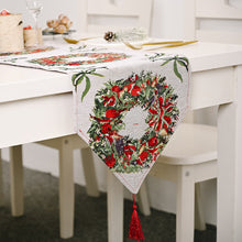 Load image into Gallery viewer, New Christmas Decoration Supplies Knitted Fabric Table Runner Creative Christmas Tablecloth Dining-Table Decoration Home Dress up
