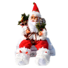 Load image into Gallery viewer, Santa Claus Sitting Christmas Decorations Cute Santa Claus Muppet Window Decoration
