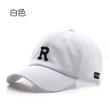Load image into Gallery viewer, New Fashion Baseball Cap for Women and Men Cotton Soft Top Hats Embroidery Letter R Summer Sun Caps Casual Snapback Hat Unisex
