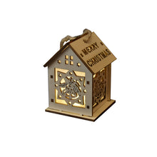 Load image into Gallery viewer, Christmas Decorations Glowing Cabin Snow House Christmas Tree Decorative Ornaments DIY Gift Window Decoration
