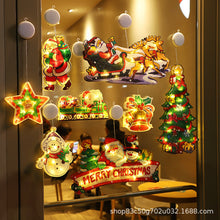 Load image into Gallery viewer, Window Hanging Lights Christmas Decoration Shop Atmosphere Scene Layout Holiday Led Sucker Decorative Lights
