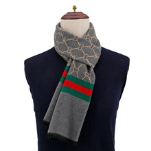 Load image into Gallery viewer, Men's New Winter Autumn and Winter Cashmere Business Jacquard Plaid Korean Foreign Trade Scarf Men
