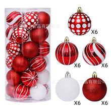 Load image into Gallery viewer, Christmas Decoration Supplies 6cm Special-Shaped Electroplating Plastic Ball Painted Christmas Ball Set Ball Pendant
