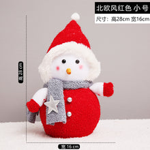 Load image into Gallery viewer, Christmas Decorations Snowman Baby Doll Christmas Tree Decoration Shopping Window Scene Layout Photo Props
