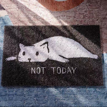 Load image into Gallery viewer, Hallway Mat Cartoon Kitten Mat Door Mat Entry Door Carpet Wire Ring Non-Slip Mat

